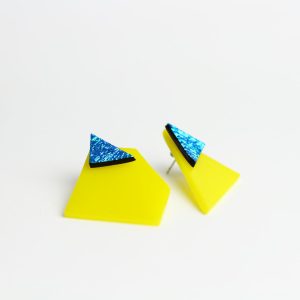 D.D. - canary yellow + turquoise blue
