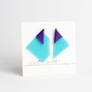 D.D. - blue turquoise + purple smooth