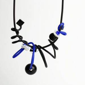 MS | blue cobalt deep & black - KLEE ogrlica