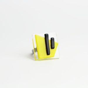 Prsten NOX - canary yellow n.2