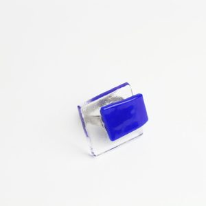 Prsten NOX - blue cobalt deep