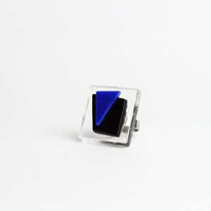 Prsten ANAKIN - blue cobalt deep