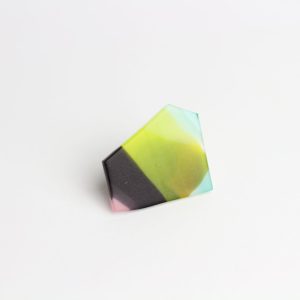 MS | green black fusion - MONET prsten