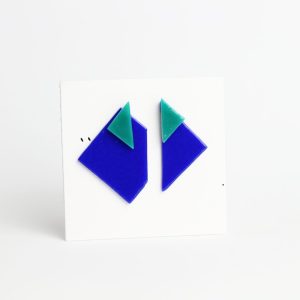 DUO - blue cobalt deep + green teal