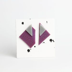 DUO - plum + light grey