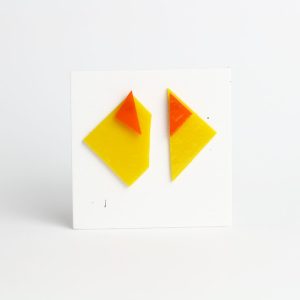 DUO - yellow sunflower + tangerine orange