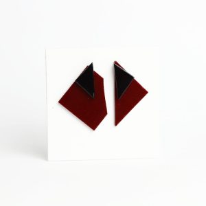 DUO - red dark + black
