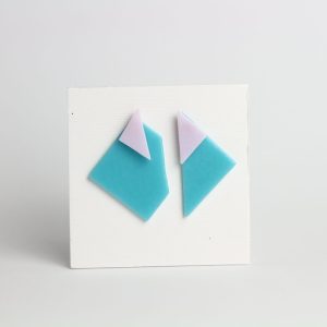 DUO - blue turquoise + petal pink