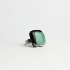 MS | green mineral - prsten OBI