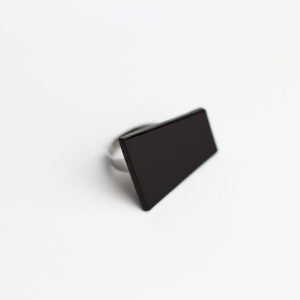 MS | black - prsten VITRUM