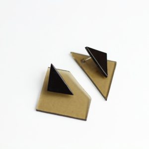 DUO - tan transparent + black