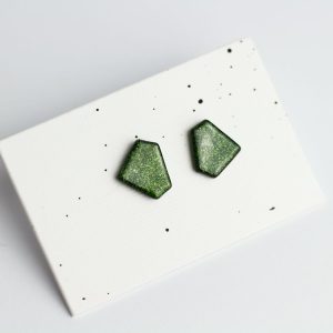 LOU - green sparkly