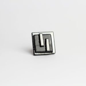 Prsten NOX - metallic golden silver