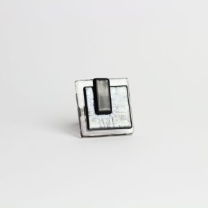 Prsten NOX - metallic silver