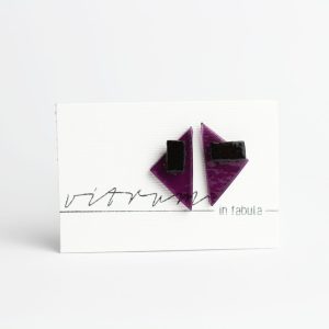 MS | violet dark transp. & black - PIPPA