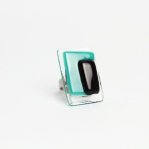 MS | green teal - prsten OBI