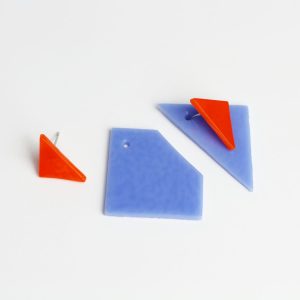 DUO - blue periwinke + orange