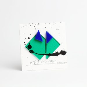 DUO - green emerald + blue cobalt deep