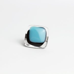 Prsten OBI - blue turquoise | M