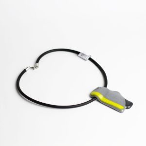 MS | canary yellow/grey - VITA ogrlica