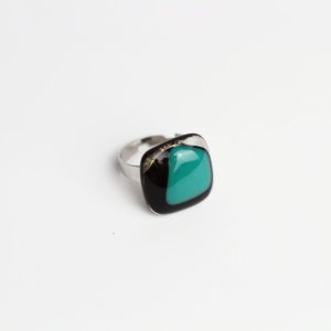 MS | green teal - prsten OBI
