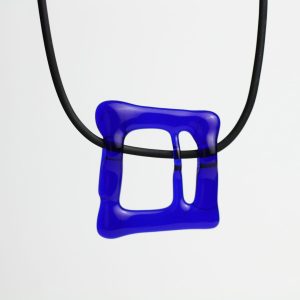 MS | blue cobalt deep transp. - VITA ogrlica