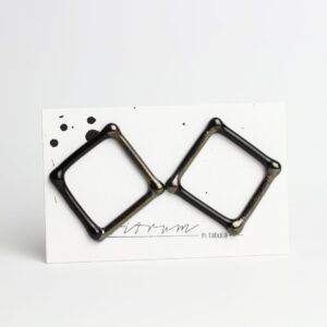 AUGUSTA - black & golden metallic silver