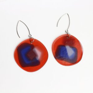 SAMPLE SALE - amber dark & deep cobalt blue fusion