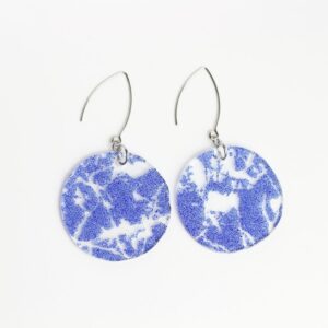 SAMPLE SALE - blue cobalt on clear