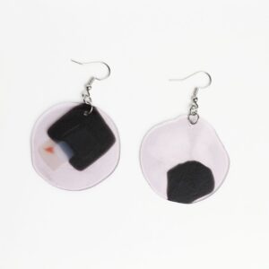 SAMPLE SALE - black & dusty lilac