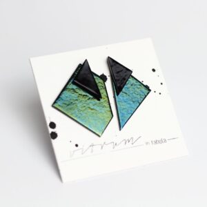 DUO - green metallic + black