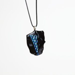 OCC | black & blue/green ripple - OCC15